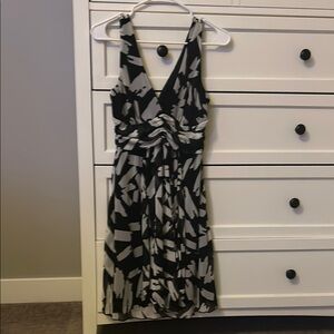 Black and White Patterned teen’s Dress